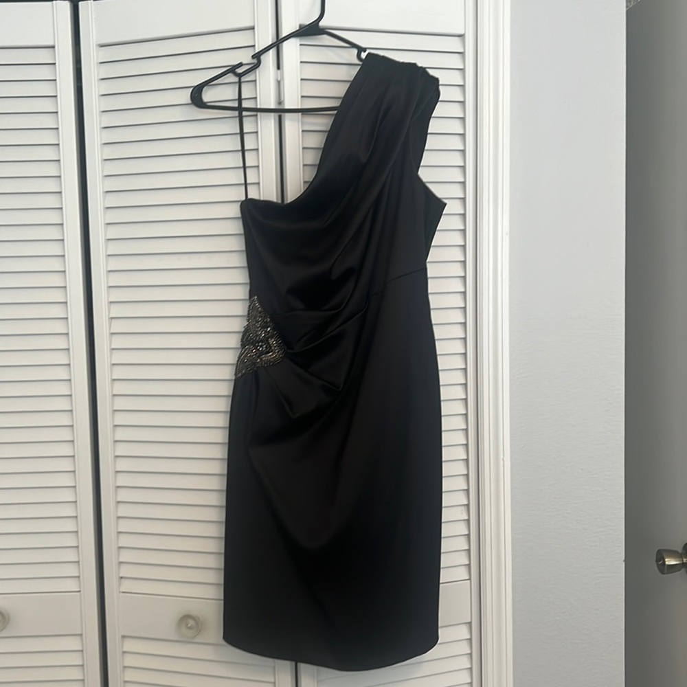 Eliza J cute one shoulder cocktail dress